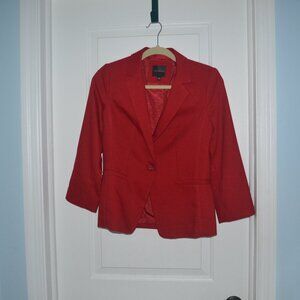 The Limited Red Blazer size small